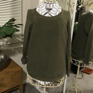 Cable knit sweater